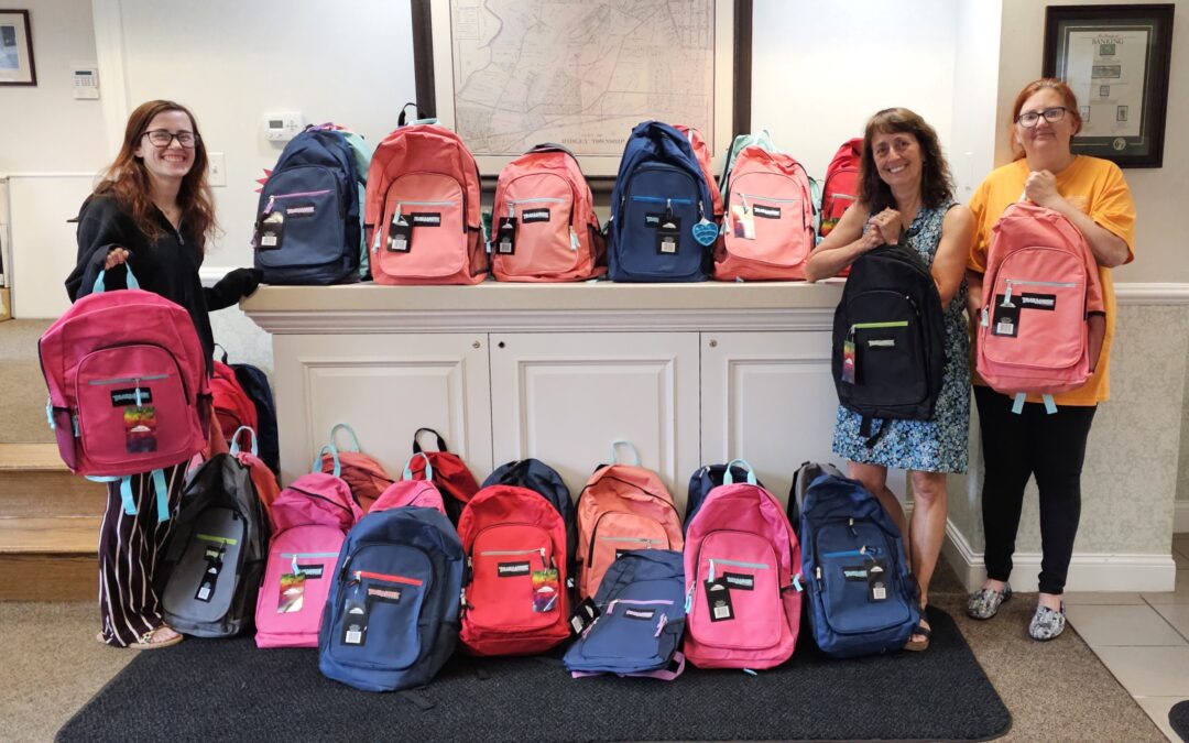 County Savings Bank Supports Homeless Youth with Back to School Supplies